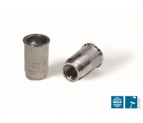 TUERCA REMACHABLE INOX BRALO RANURADA BAJA