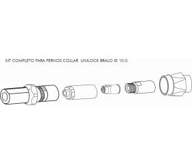 KIT REMACHADO Ø10.0 UNILOCK HT-40