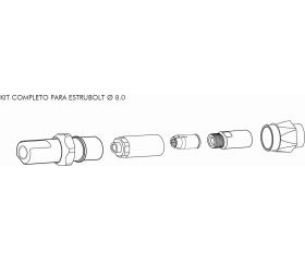 KIT REMACHADO Ø8.0 ESTRUBOLT HT-40