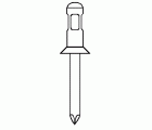REMACHE MULTI GRIP BRALO ALUMINIO / INOX CABEZA AVELLANADA
