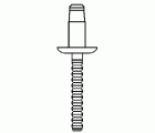 REMACHE HARD LOCK BRALO ACERO / ACERO CABEZA ALOMADA