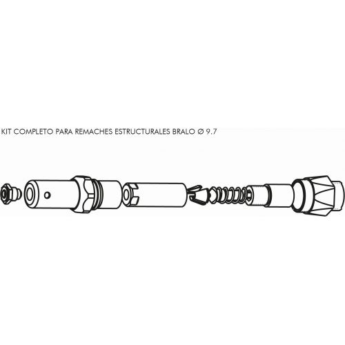 KIT REMACHADO Ø9.7 ESTRUCTURAL HT-40