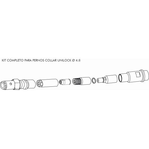 KIT REMACHADO Ø4.8 UNILOCK HT-40