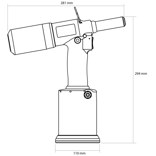REMACHADORA NEUMÁTICA PT-8L