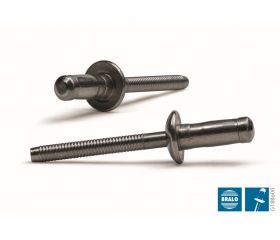 REMACHE HARD LOCK BRALO INOX / INOX CABEZA ALOMADA