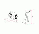 Carretillas Acero Ruedas Impinchables Carga 300Kg M10703