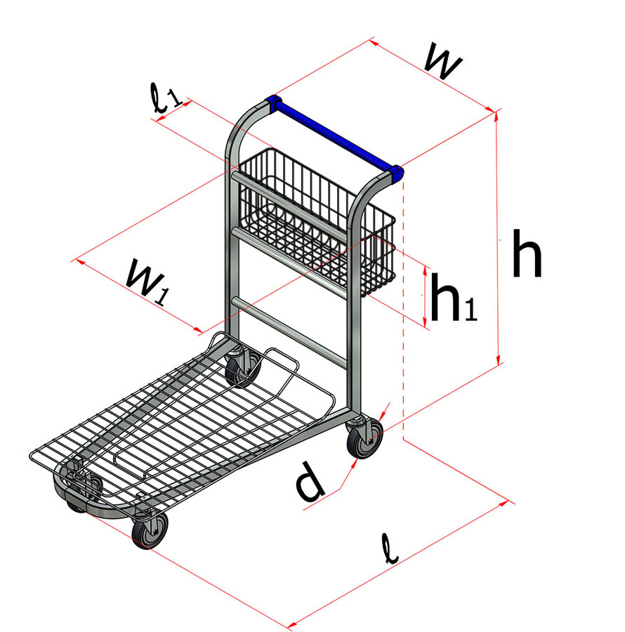Carros Encajables Acero Galvanizado Diámetro 125mm M10663