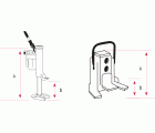 Gatos Hidráulicos de Pie 8 Toneladas 28 Kg G50102