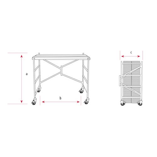 Andamios Móviles Aluminio carga 150 Kg A20002