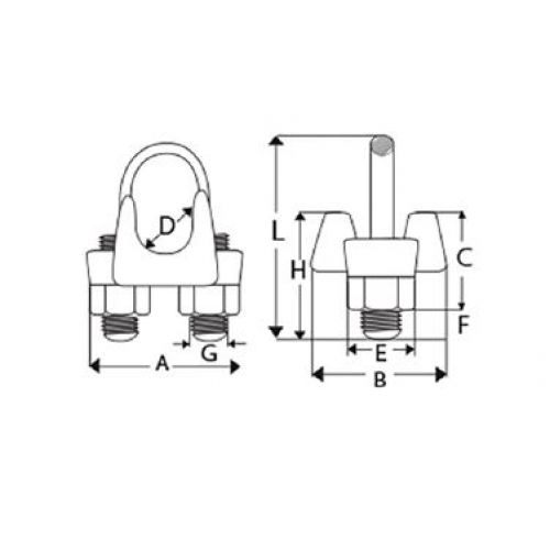 Cables Inoxidable Accesorios Sujetacables INOX-A4 FST004