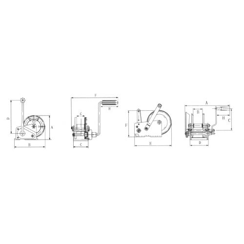 Cabrestantes Freno Manual C10101