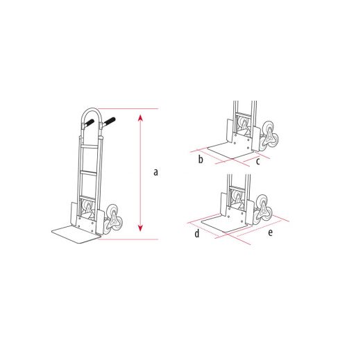 Carretillas Sube Escaleras para reparto Carga 300 kg M10203
