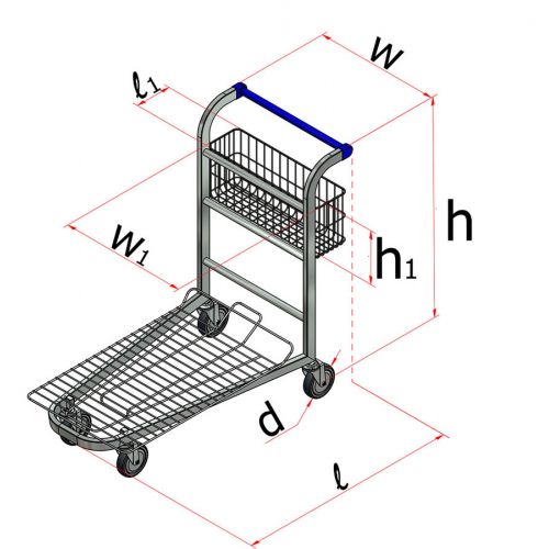 Carros Encajables Acero Galvanizado Diámetro 125mm M10661