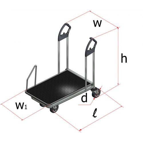 Carros Encajables Acero Galvanizado Diámetro 160mm M10664
