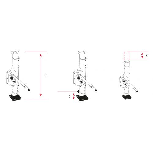 Gato Elevador Mecánico 1,5 Toneladas 14 Kg G30301