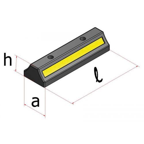 Tope Parking Goma 50cm STP500