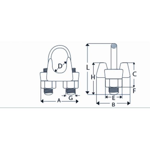 Cables Inoxidable Accesorios Sujetacables INOX-A4 FST002