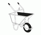 Accesorios Carretillas Ruedas Neumáticas Carro Chino R30350
