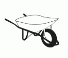 Accesorios Carretillas Ruedas Neumáticas Carro Obra R10350