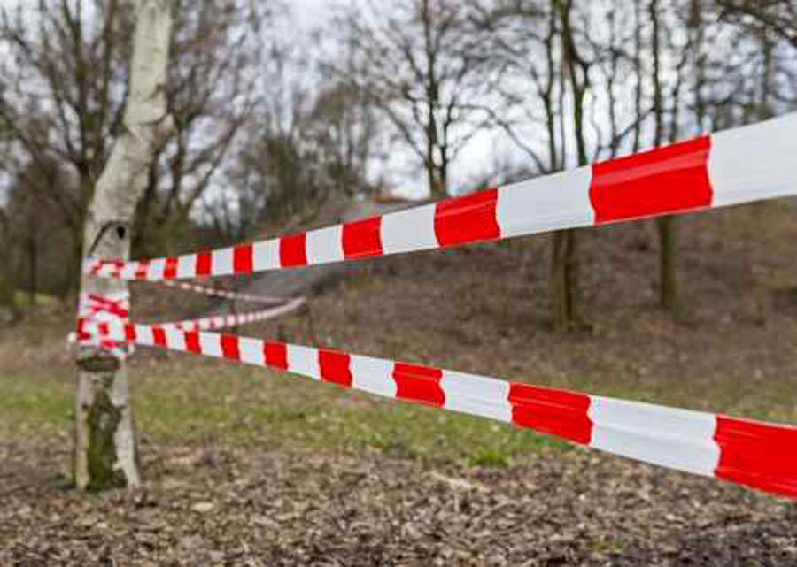 Cintas de Baliza a doble cara 200m roja y blanca SPE100