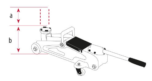 Gatos Hidráulicos de Carretilla 2 Toneladas G70101