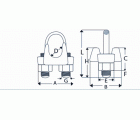 Cables Inoxidable Accesorios Sujetacables INOX-A4 FST002
