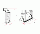 Transportadores Universales Estándard Manual 600 kg SC0600