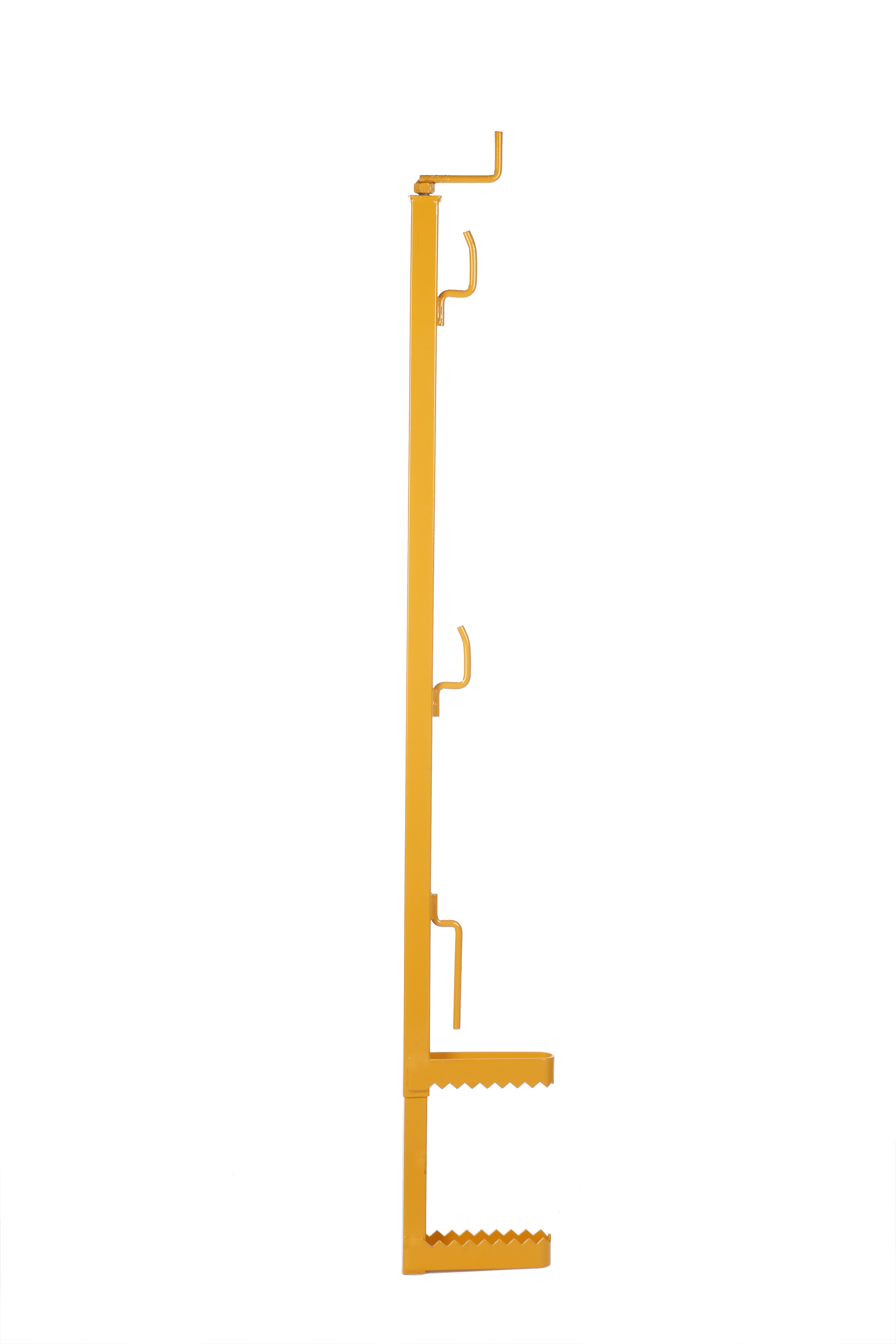 Guardacuerpos con mordaza y  husillo pintado UNE-EN 13374-A