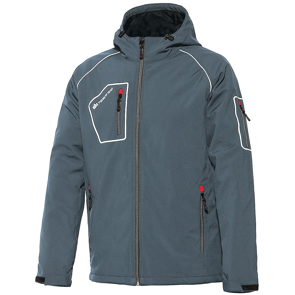 Chaqueta softshell acolchado PERFECT Talla S Gris (80)