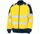 Sudadera bicolor MIRROR A.V. EN ISO 20471 Talla S Azul marino-Amarillo flúor (48)
