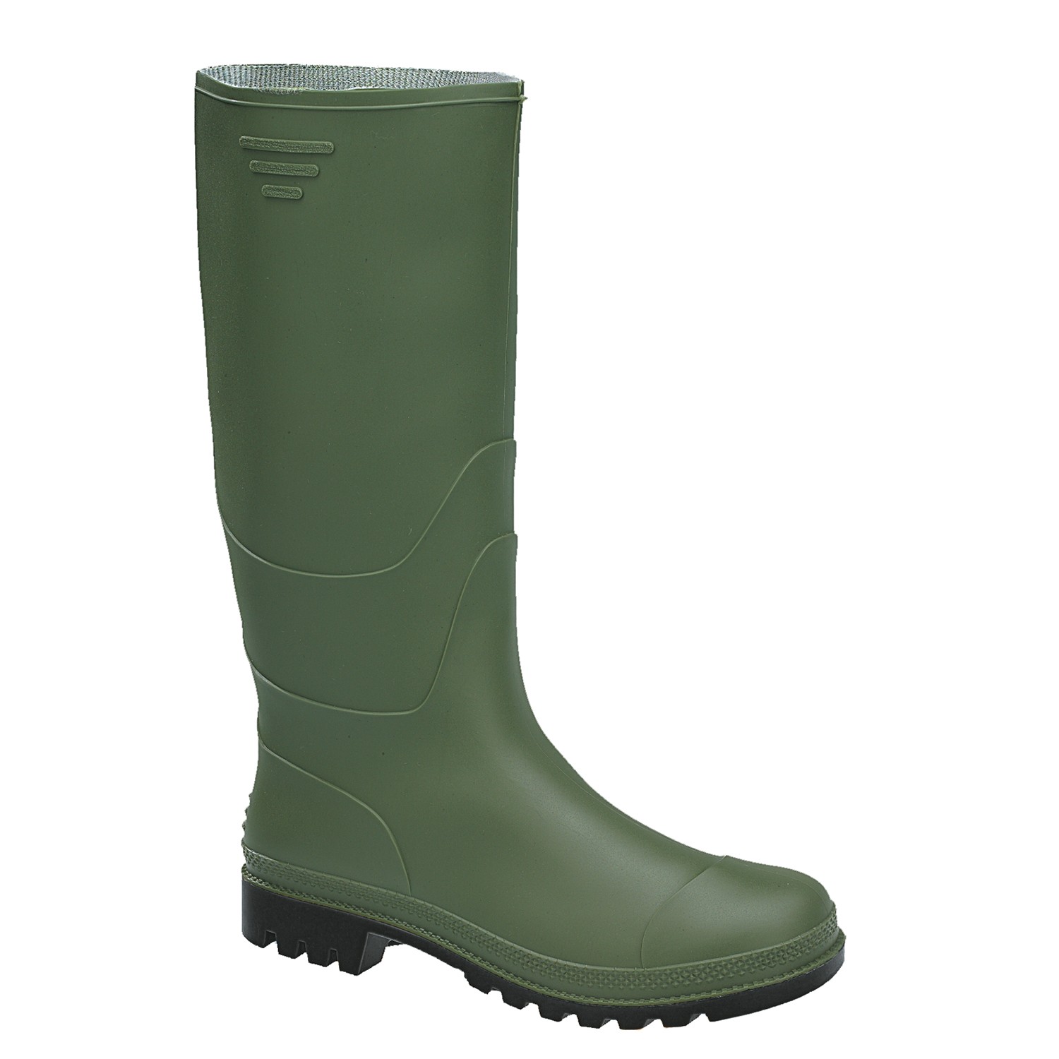 Bota PVC caña alta EN ISO 20347:2012 OB SRA, Verde-negro (27) Talla 35