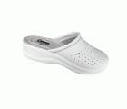 Zueco señora suela poliuretano, Blanco (50) Talla 40