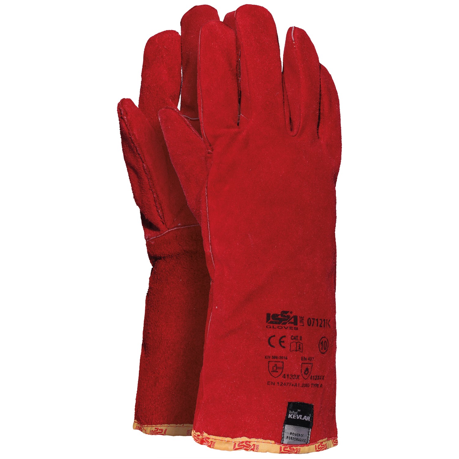 GUANTE SERRAJE VACUNO CON COSTURAS EN KEVLAR