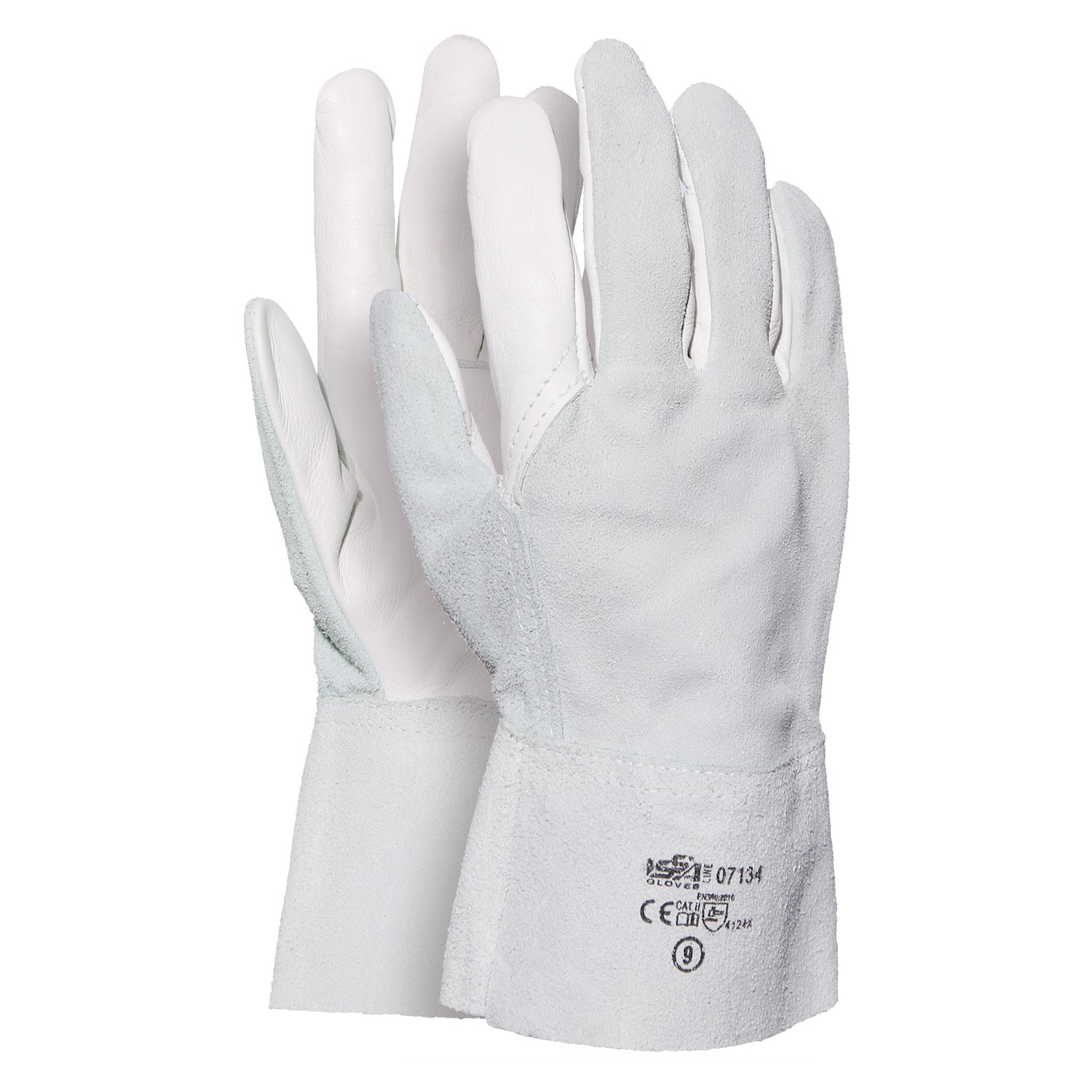 GUANTE EN PIEL FLOR BOVINO DORSO SERRAJE