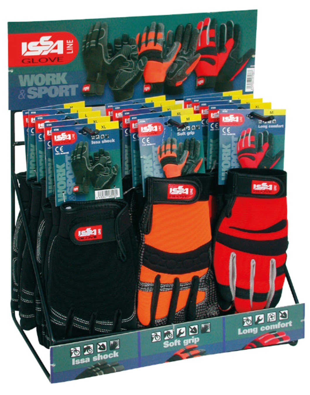 DISPLAY GUANTES (REF. 7203-7204-7206, 15 PARES SURTIDOS)