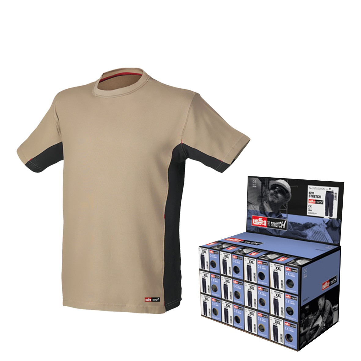 DISPLAY CAMISETA STRETCH 08175B (36 UDS.)