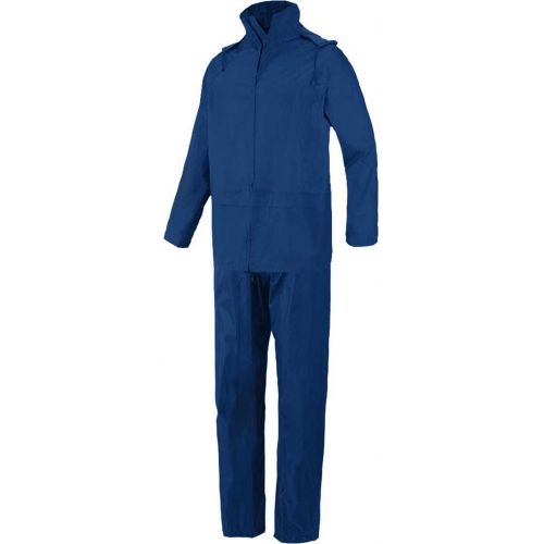 Conjunto impermeable poliéster-PVC, Azul (40) Talla L