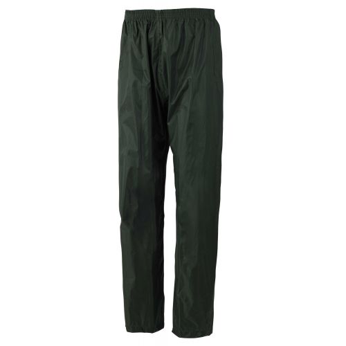 Pantalón impermeable poliéster-PVC, Verde (20) Talla M
