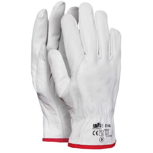 Guante piel flor vacuno, calidad extra EN 388 Talla 10 Blanco (50)