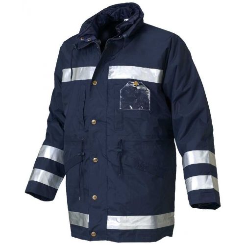 Parka FOUR SEASONS, Azul + bandas (41) Talla XXL