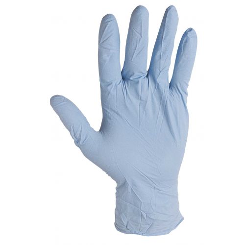 Guante desechable, NITRILO ligeramente empolvado (100 uds.) CAT. I Talla L