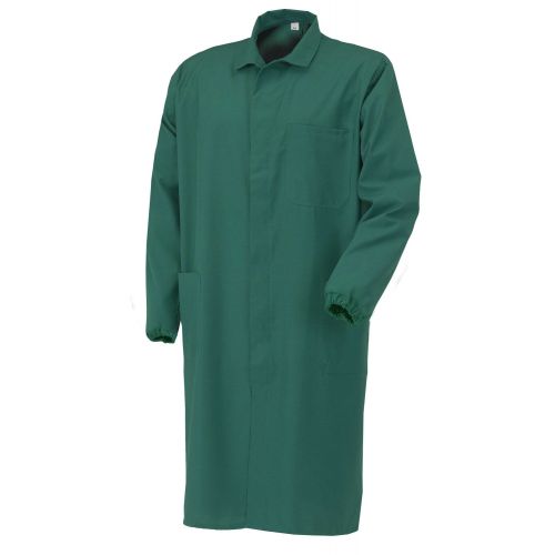 Bata caballero poliéster/algodón, Verde (20) Talla XXL