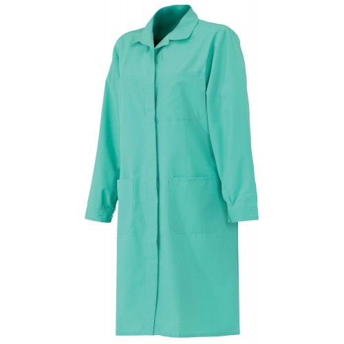 Bata señora poliéster/algodón, Verde mar (22) Talla XL