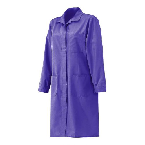 Bata señora poliéster/algodón, Azul claro (110) Talla L