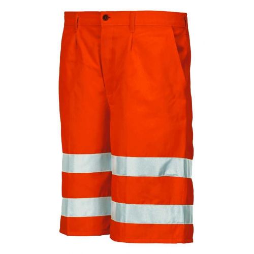Bermuda A.V. EN ISO 20471 Talla XL Naranja flúor + bandas (32)