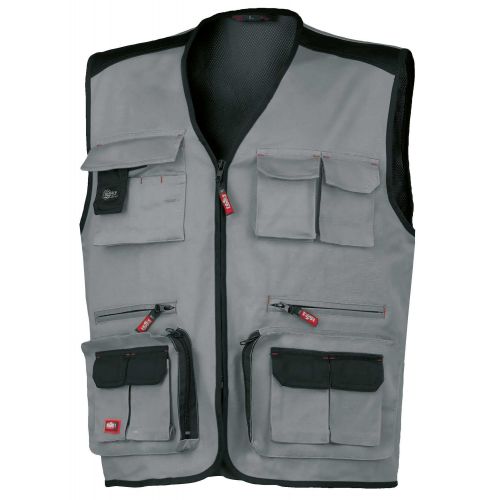Chaleco multibolsillos Stretch en caja Talla XL Gris (80)