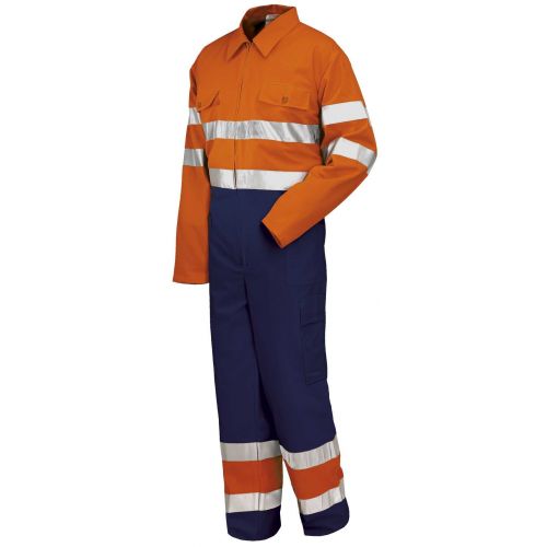 Buzo A.V. EN ISO 20471 Talla L Azul marino-Naranja flúor (47)