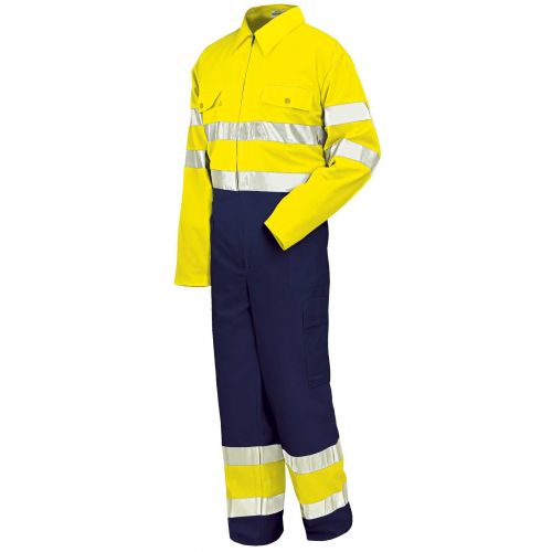 Buzo A.V. EN ISO 20471 Talla XL Azul marino-Amarillo flúor (48)