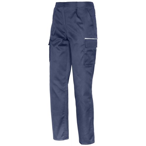 Pantalón multibolsillos EUROMIX, 65% poliéster y 35% algodón Talla XXL Azulina (42)