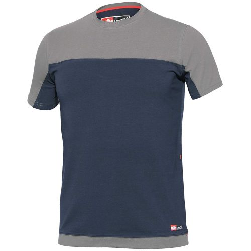 Camiseta manga corta bicolor Stretch Talla XL Azul (40)